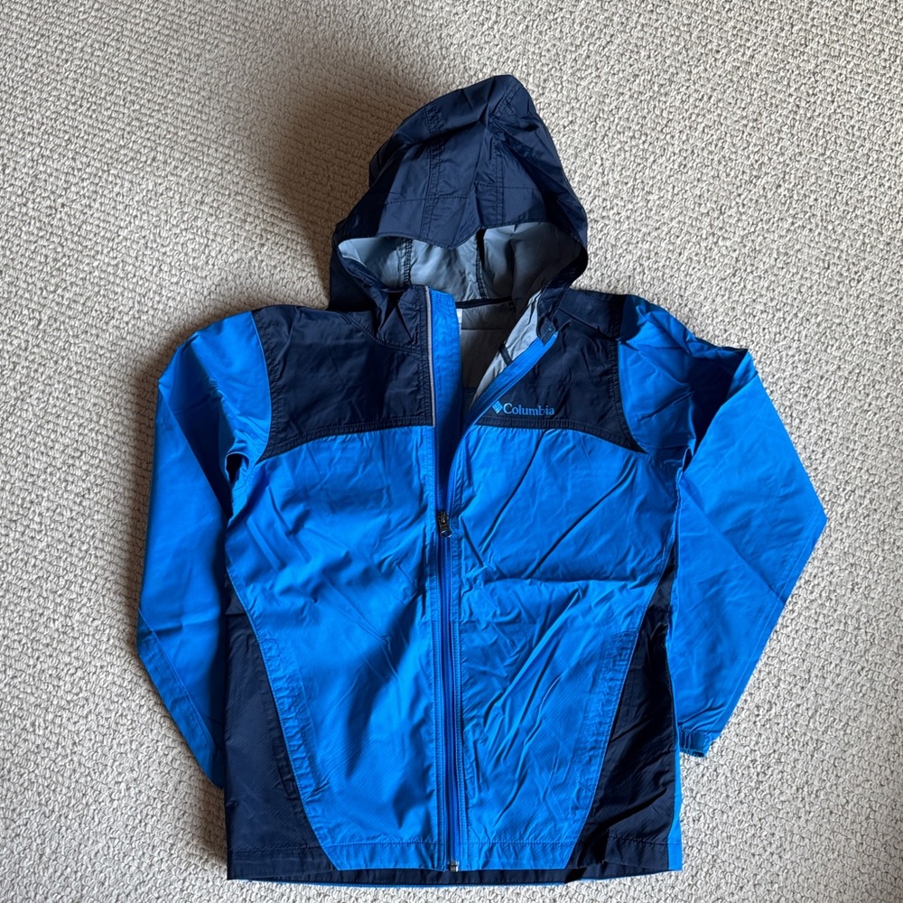 Columbia Kids Two-Tone Blue Raincoat